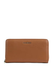zip-around leather wallet