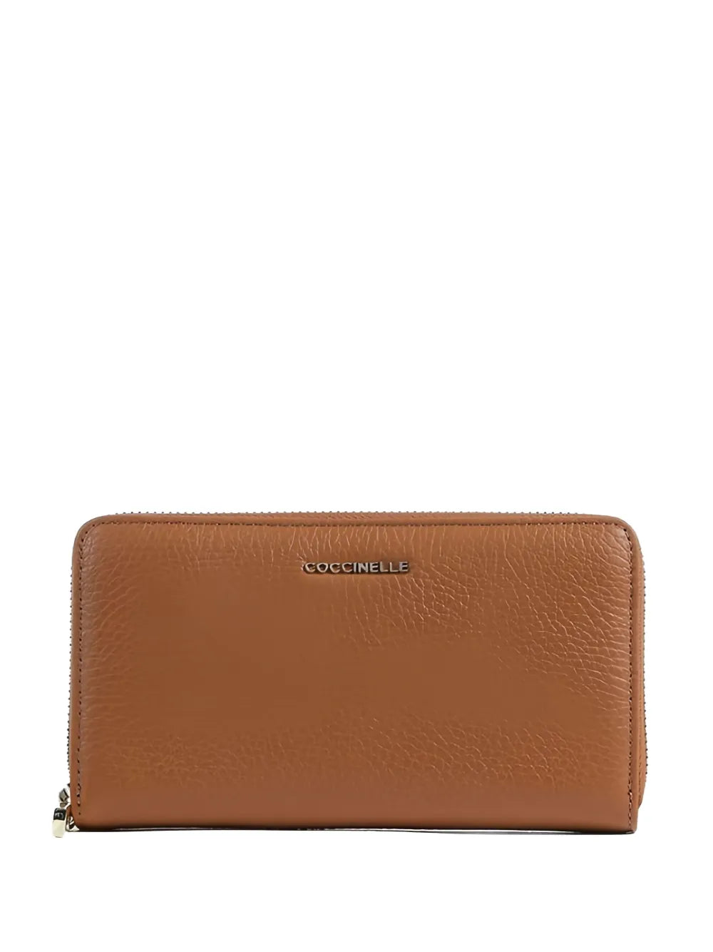 zip-around leather wallet