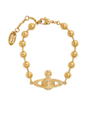Orb-embellished beaded bracelet
