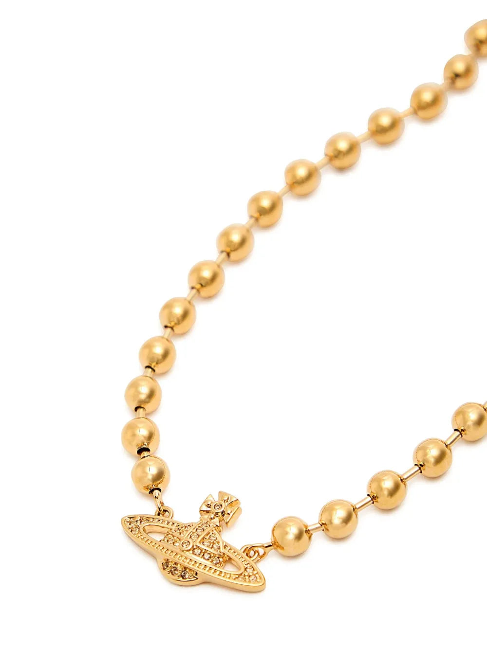 Thames mini bas-relief ball-chain necklace