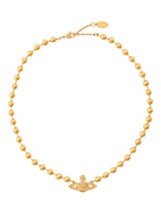 Thames mini bas-relief ball-chain necklace