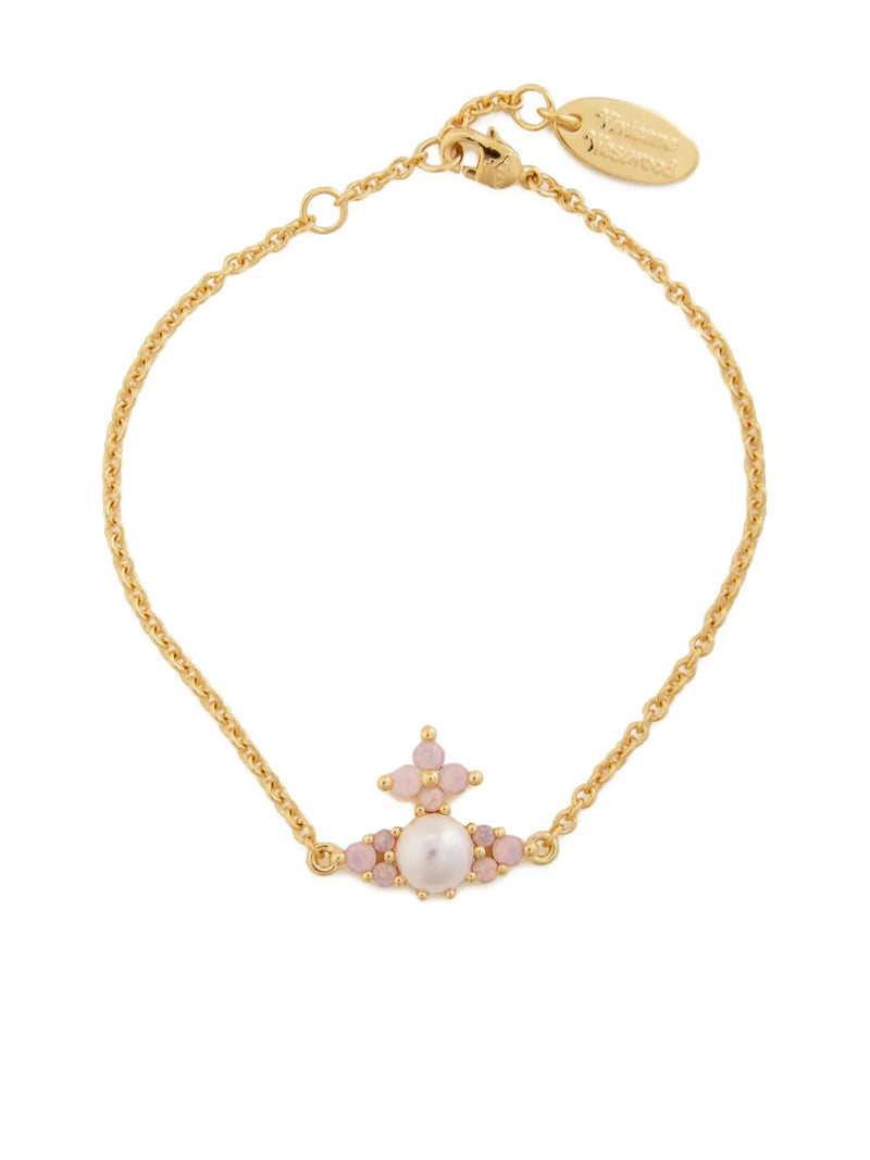 Orb-plaque bracelet