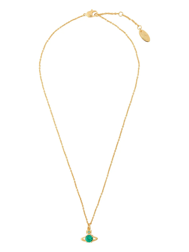 Reina orb-pendant necklace