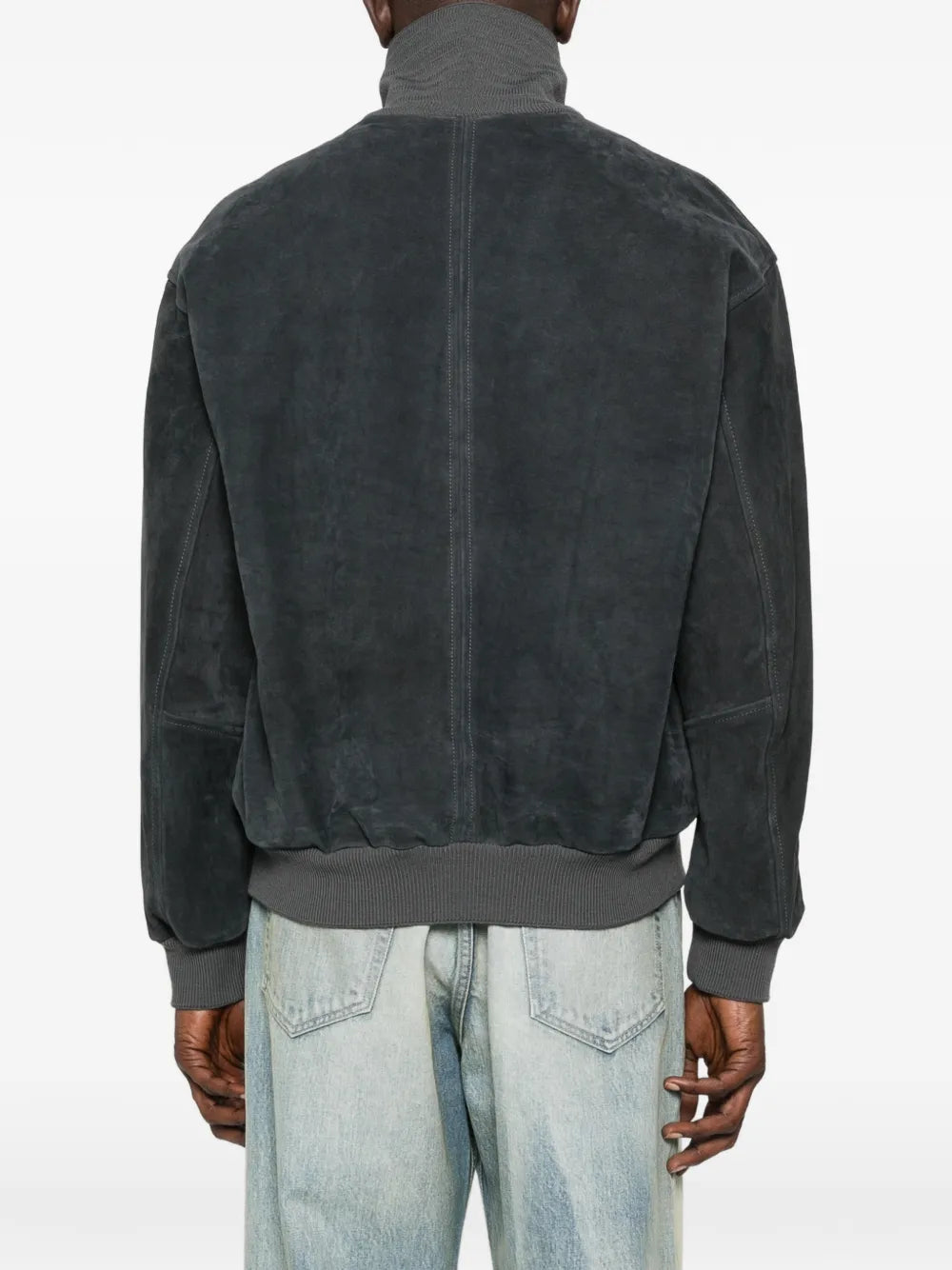 suede bomber jacket