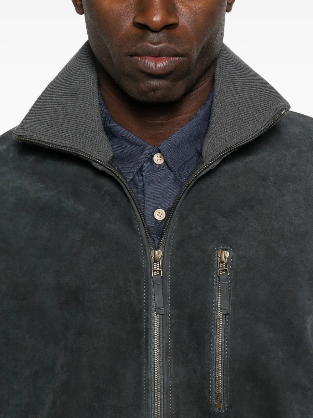suede bomber jacket