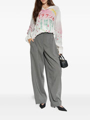 printed silk shirt