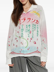 printed silk shirt