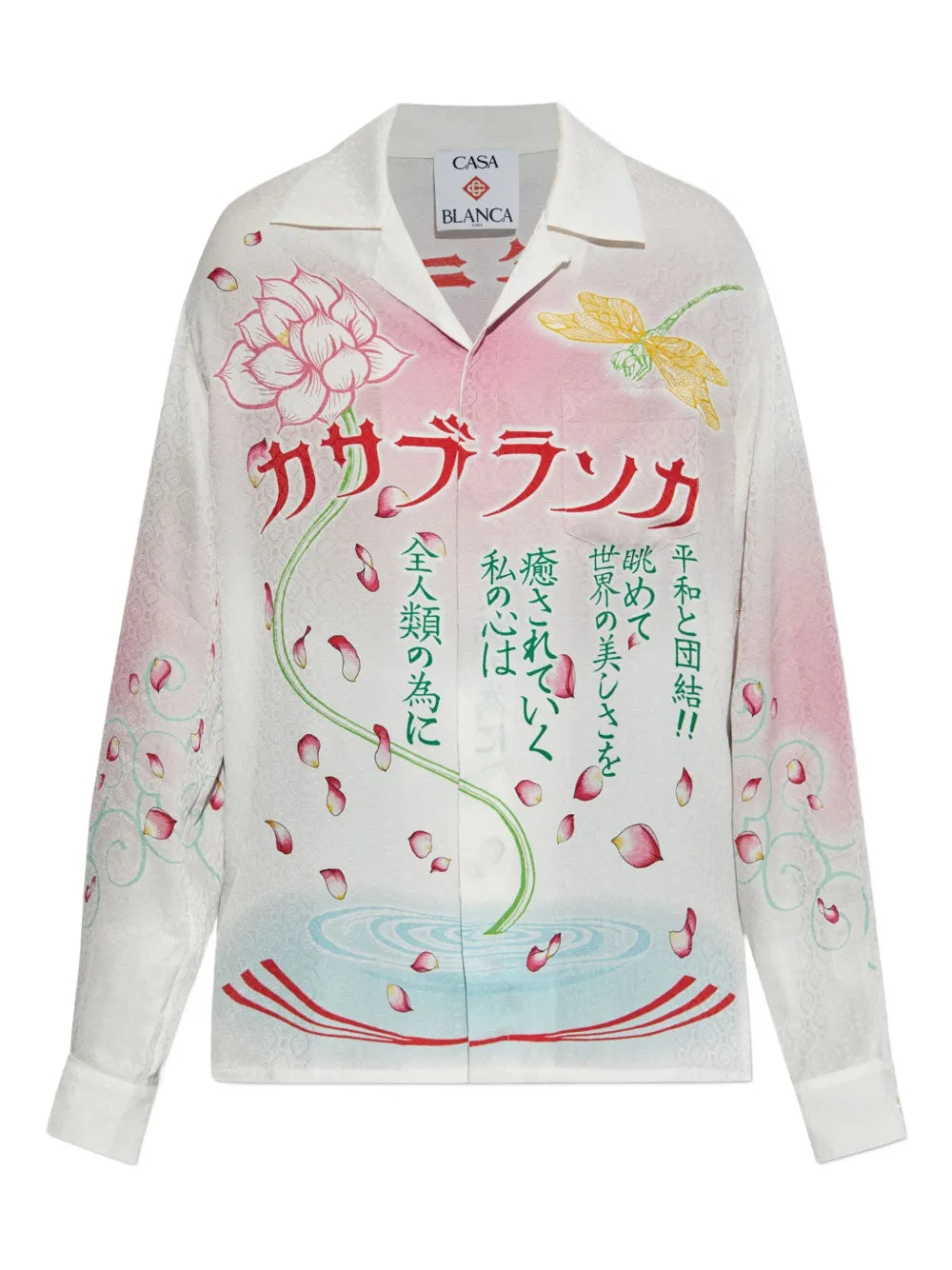 printed silk shirt