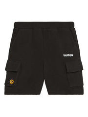 embroidered-logo shorts
