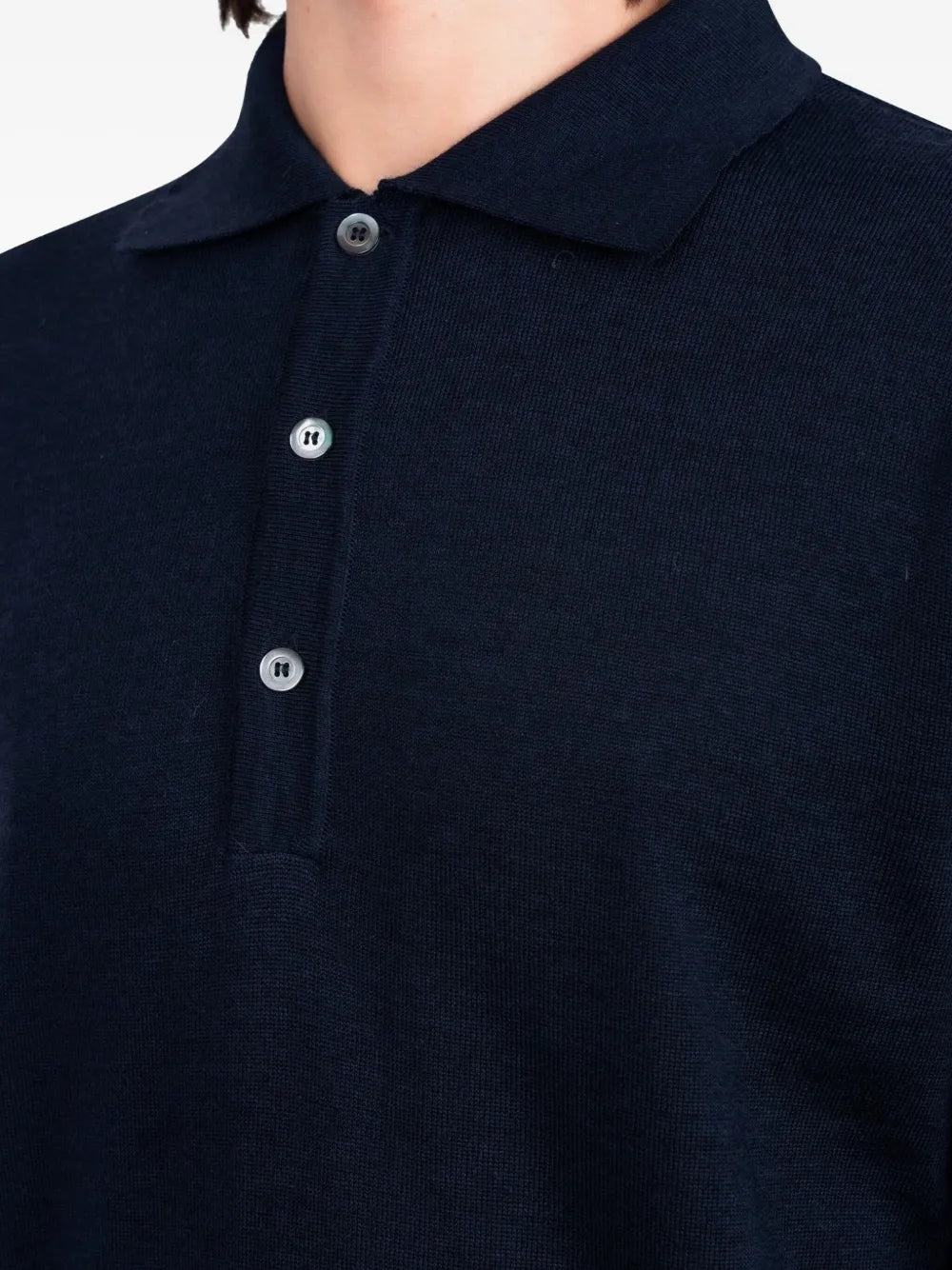 merino-wool polo shirt