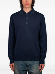merino-wool polo shirt