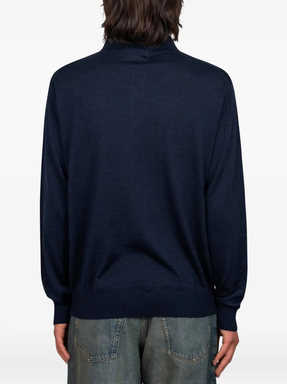 merino-wool polo shirt