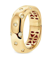 18K yellow gold Ghost Belt diamond ring