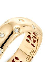 18K yellow gold Ghost Belt diamond ring