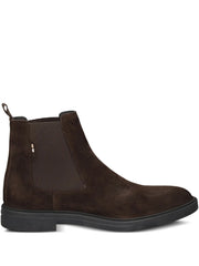 Calev elastic-panel suede boots