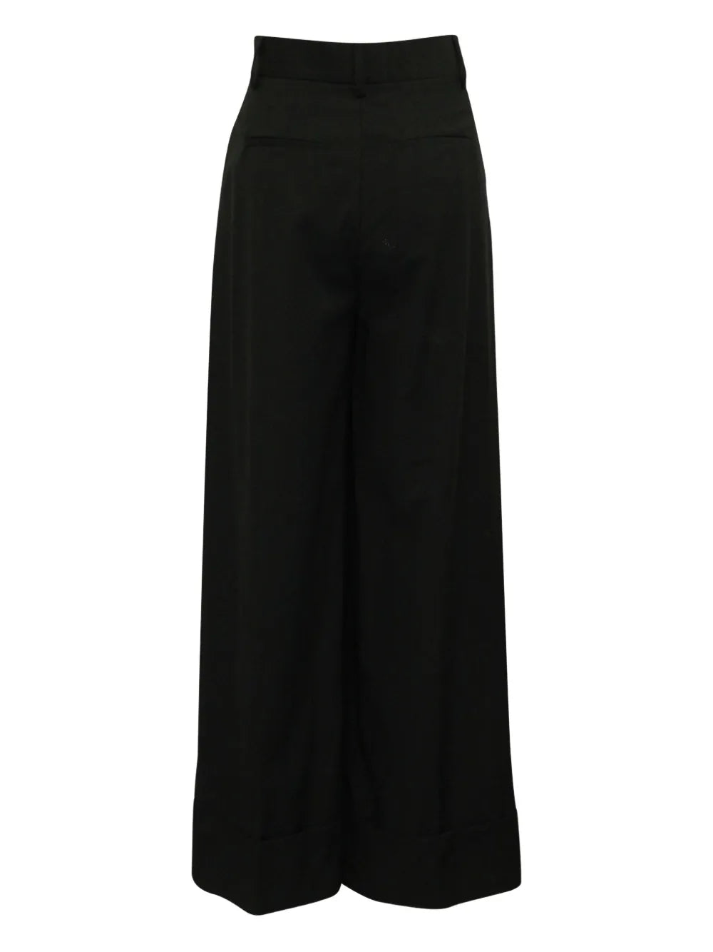 wide-leg tailored trousers