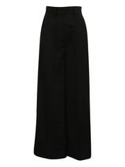wide-leg tailored trousers