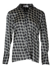chain-print shirt