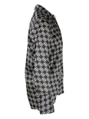 chain-print shirt