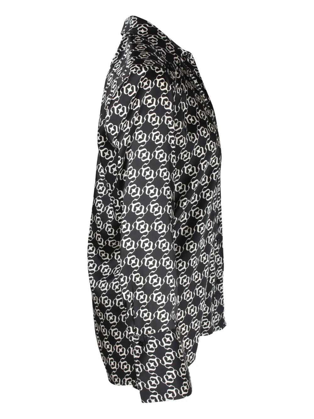 chain-print shirt