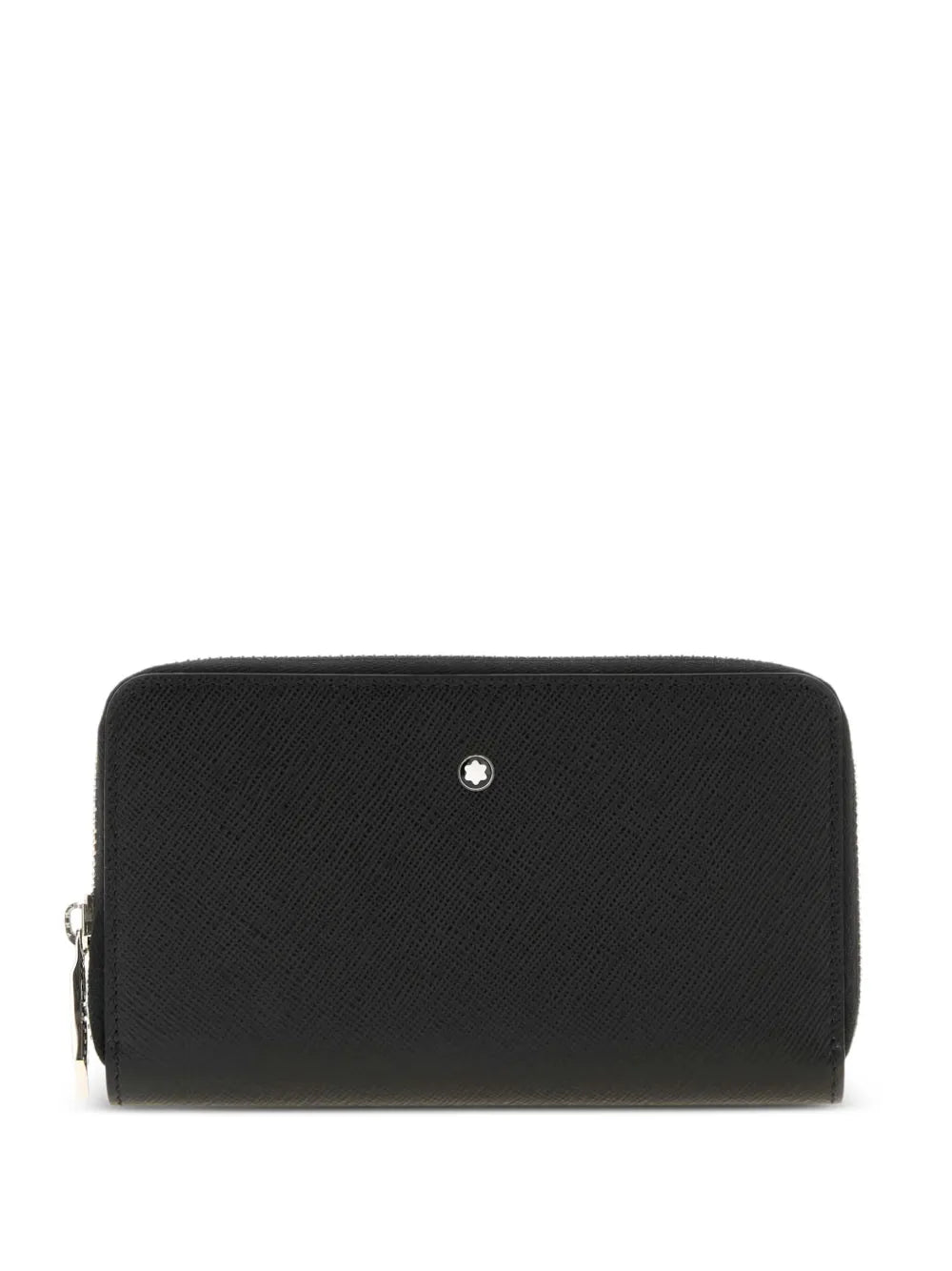 zip-around leather wallet