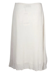 textured midi skirt