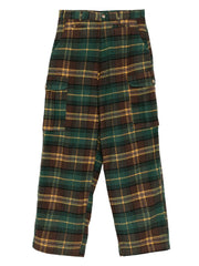 flannel cargo pants