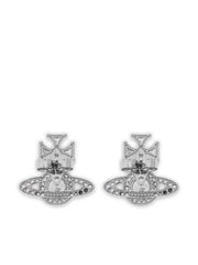 Orb cross earrings