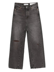 ripped-detail jeans