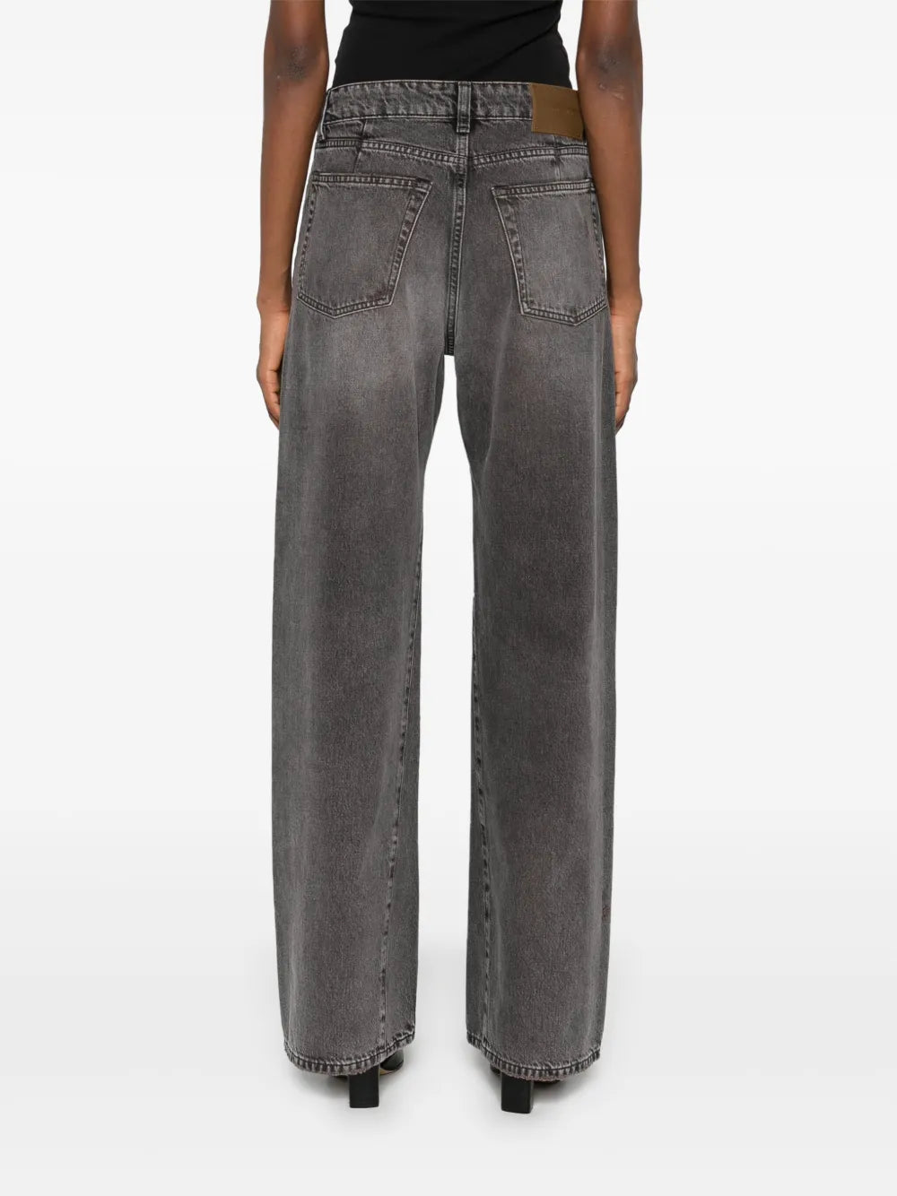 ripped-detail jeans
