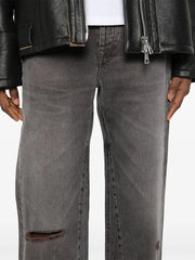 ripped-detail jeans