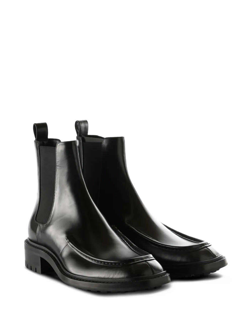 25mm Joe pull-tab square-toe Chelsea boots
