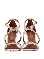 Mini Bow eyelet-embellished sandals