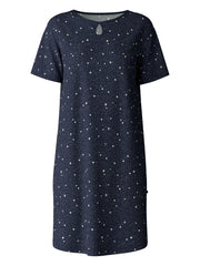 star-print nightshirt