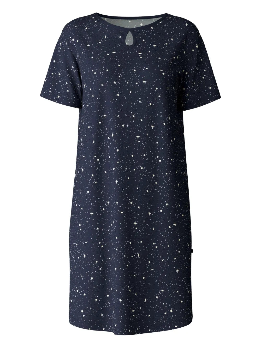 star-print nightshirt