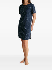 star-print nightshirt