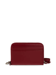 zip-around leather wallet