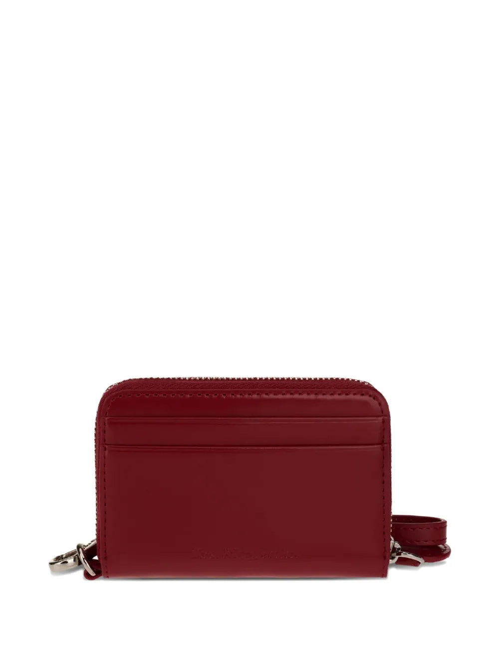 zip-around leather wallet