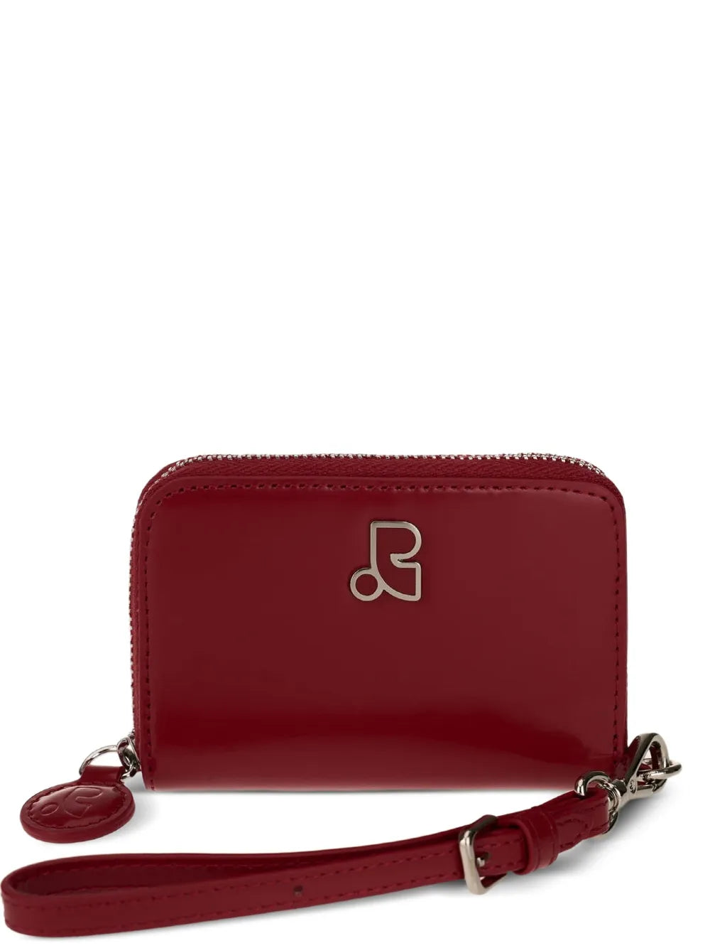 zip-around leather wallet