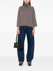 fine-knit jumper