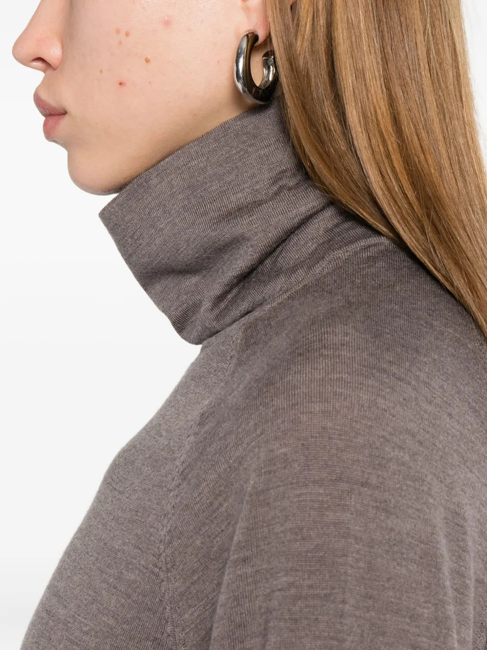 fine-knit jumper