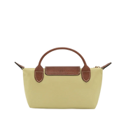 Longchamp Le Pliage Original Pouch with handle Pistachio - Recycled canvas