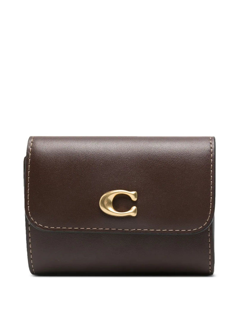 logo-plaque fold wallet