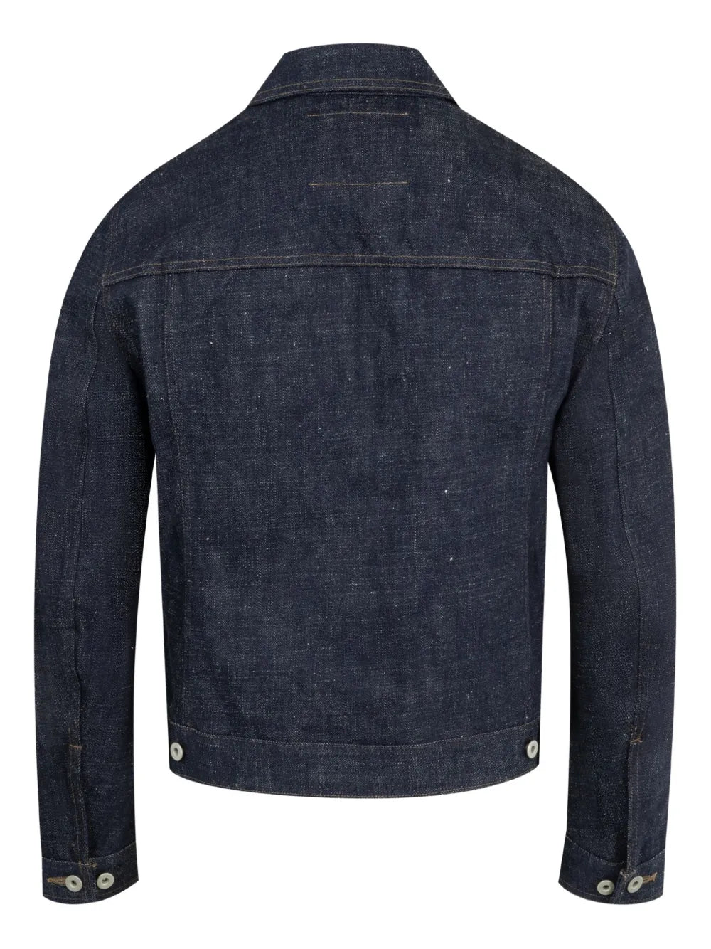 button-fastening denim jacket