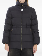 logo-patch puffer jacket