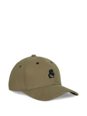 logo-embroidered cap