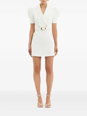 Marina belted mini dress