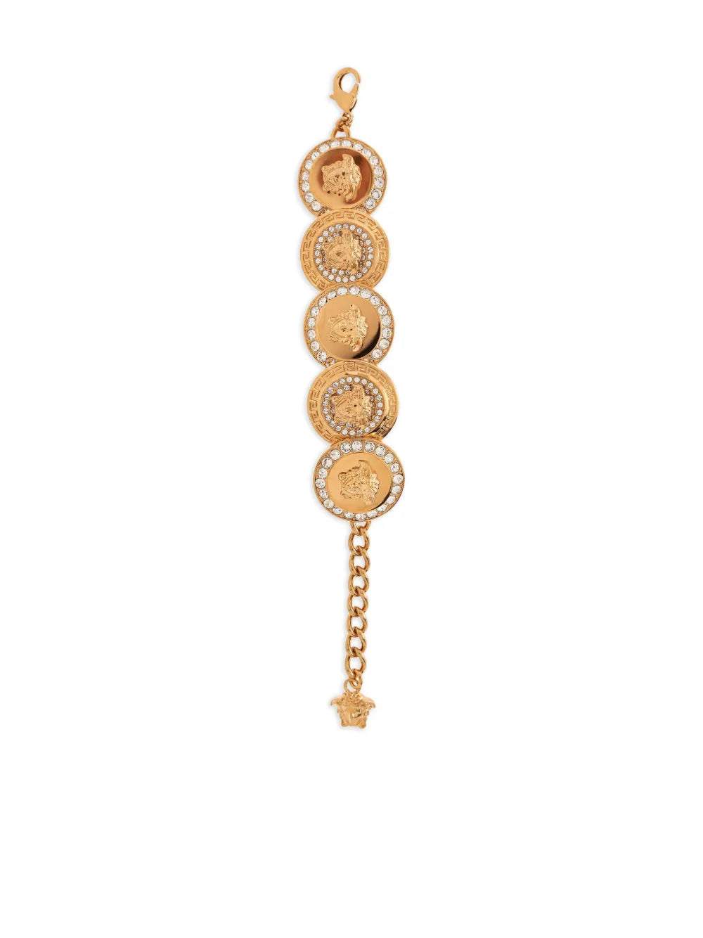 Medusa crystal-embellished bracelet