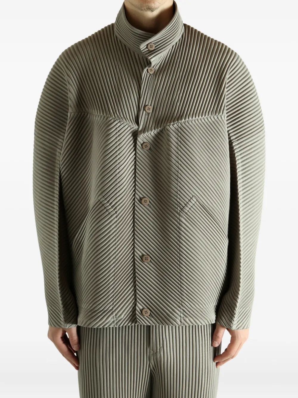 pleated jacket