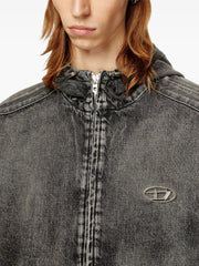 x Thug Club hooded denim jacket